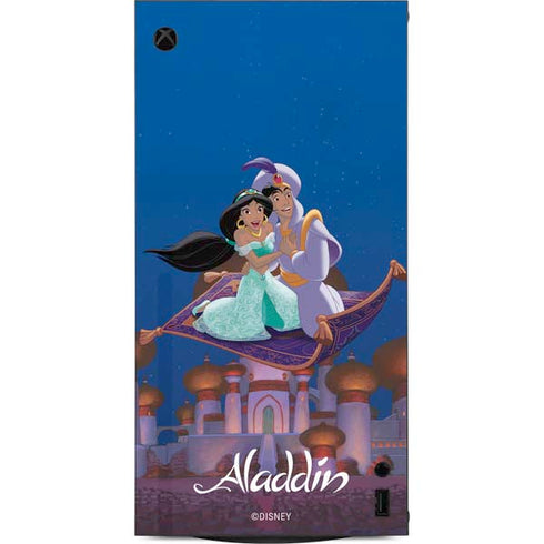 Disney Aladdin and Jasmine Magic Carpet XBox Series X Digital Edition Console Skin